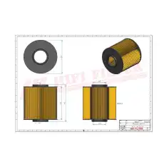 Фильтр масляный HIFI SO7122