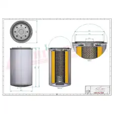 Фильтр масляный HIFI SO3415
