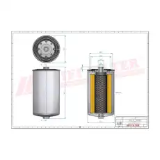 Фильтр масляный HIFI SO7147