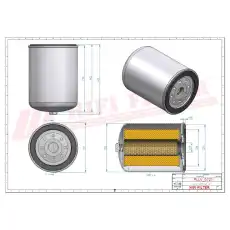Фильтр масляный HIFI T6739F