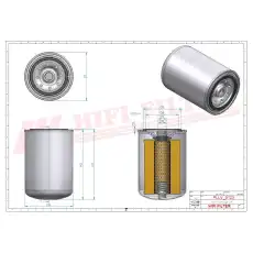 Фильтр масляный HIFI SO6204