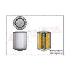 Фильтр масляный HIFI SO7060