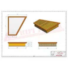 Фильтр воздушный HIFI SA4106