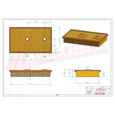 Фильтр воздушный HIFI SA5330