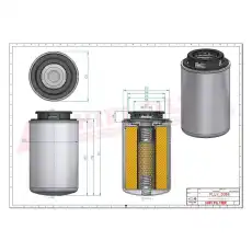 Фильтр масляный HIFI SO7229