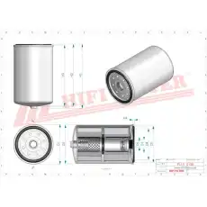 Фильтр масляный HIFI SO6137