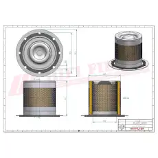 Фильтр воздушный HIFI OT5146