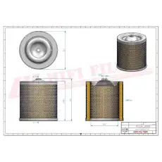 Фильтр воздушный HIFI OA1042