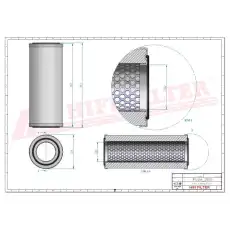Фильтр воздушный HIFI OA1068