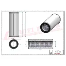 Фильтр воздушный HIFI OA1076