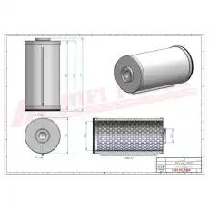 Фильтр воздушный HIFI OA1106