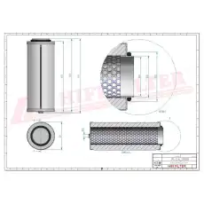 Фильтр воздушный HIFI OA1096