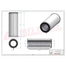 Фильтр воздушный HIFI OA1100