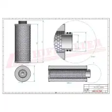 Фильтр воздушный HIFI OA1124