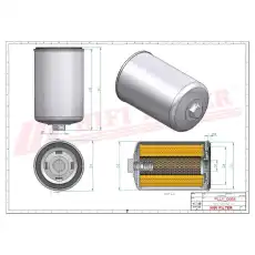 Фильтр масляный HIFI SO7239