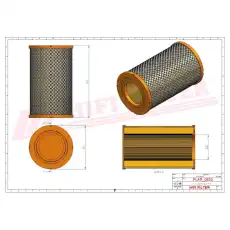 Фильтр воздушный HIFI SA12753
