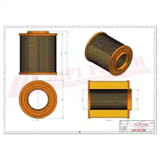 Фильтр воздушный HIFI SA12739