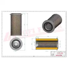 Фильтр воздушный HIFI SA12093