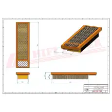 Фильтр воздушный HIFI SA12334