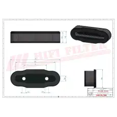 Фильтр воздушный HIFI SA12357