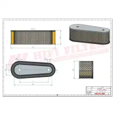 Фильтр воздушный SA11125 HIFI