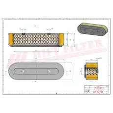 SA12831 Воздушный фильтр HIFI