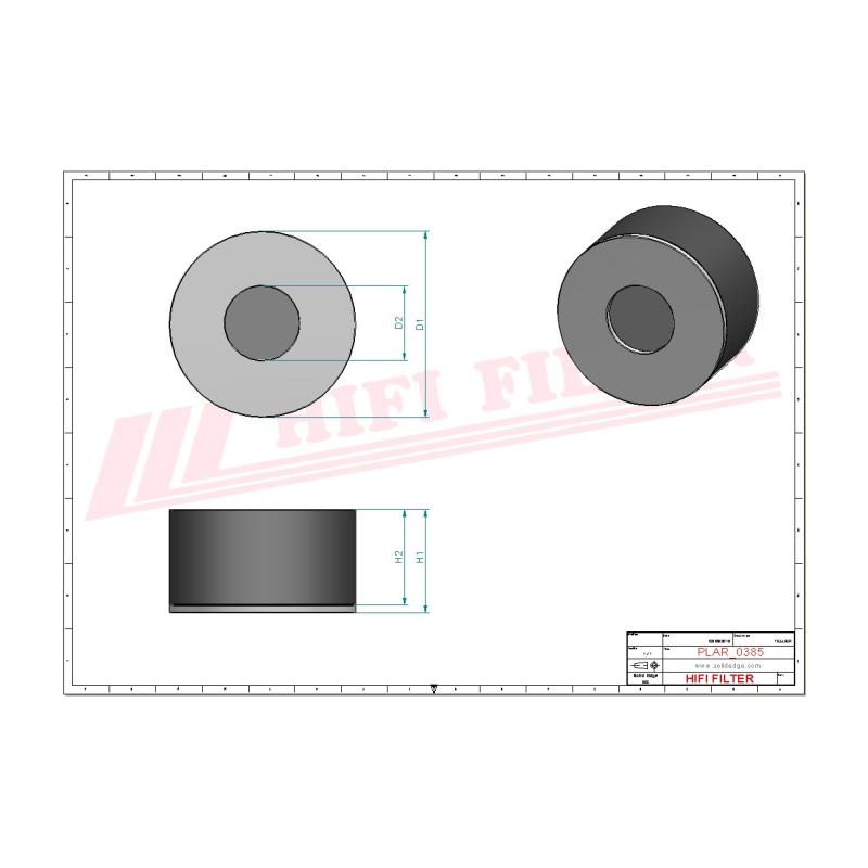 Фильтр воздушный SA12492 HIFI