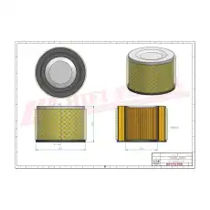 Фильтр воздушный SA12025 HIFI