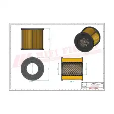 Фильтр воздушный HIFI SA19389