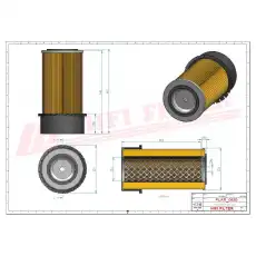 Фильтр воздушный SA12159 HIFI