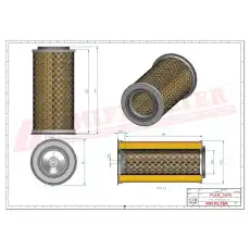 Фильтр воздушный SA11808 HIFI