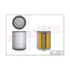 Фильтр масляный HIFI SO10031