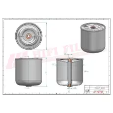 Фильтр масляный HIFI SO11070