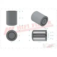 Фильтр масляный HIFI SH63634