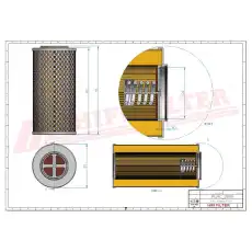 Фильтр гидравлический SH52402 HIFI