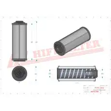 Фильтр гидравлический SH63308 HIFI