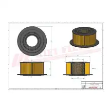 Фильтр воздушный HIFI SA12573