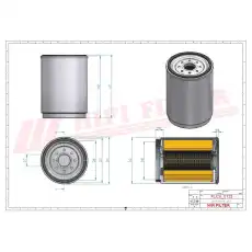 Топливный фильтр HIFI SN70447