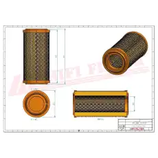 Фильтр воздушный HIFI SA16171