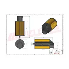 Фильтр масляный HIFI SH62258