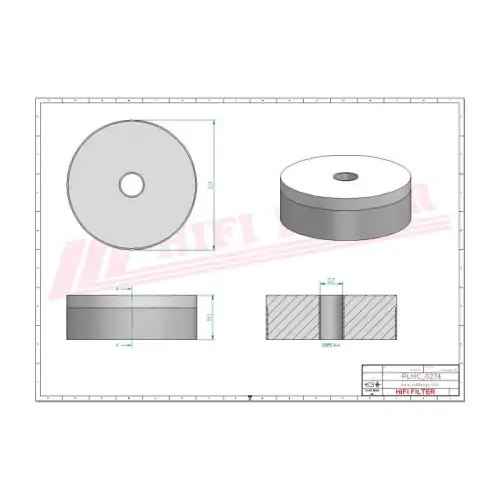 Фильтр масляный HIFI SH70509