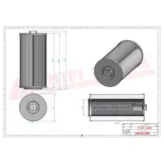 Фильтр гидравлический SH62124 HIFI