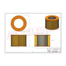 Фильтр воздушный HIFI SA12518