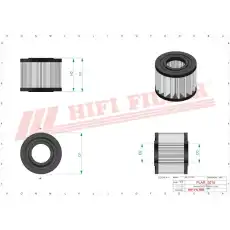 Фильтр воздушный HIFI SA12604