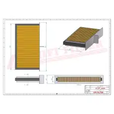 Салонный фильтр HIFI SC80005