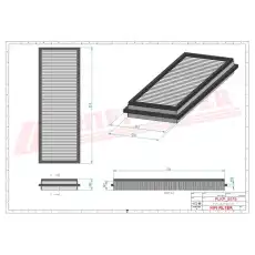 Салонный фильтр HIFI SC90164