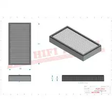 Салонный фильтр HIFI SC90184