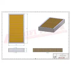 Салонный фильтр HIFI SC50044