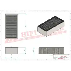 Салонный фильтр HIFI SC90026