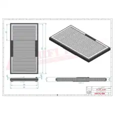 Салонный фильтр HIFI SC60091